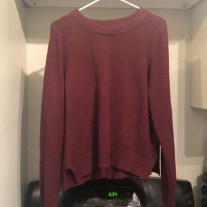 Burgundy Sweater